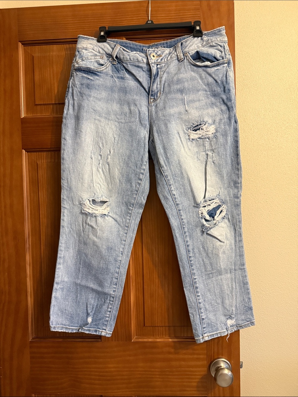Maurice’s size 11/12 Light Blue Distressed Jeans